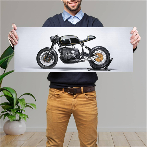 Cuadro 30x80cm Moto Moto Bmw Classic