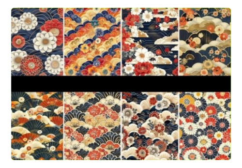 Papeles Digitales Japoneses Kimono 98973824