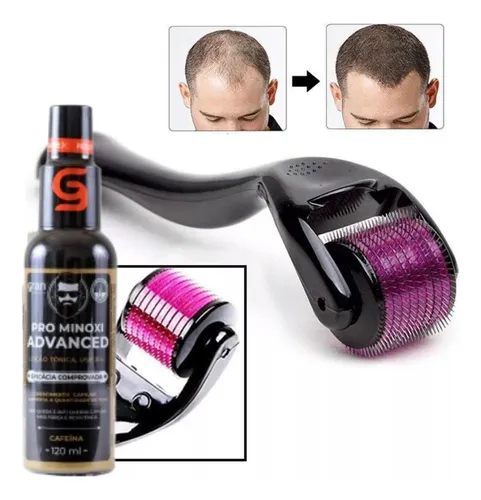 comprar Rolo Microagulhamento Capilar Tonico Crescer Cabelo E Barba