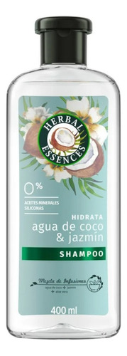 Shampoo Hidrata Agua De Coco Y Jazmin 400ml Herbal Essences