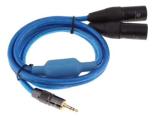 Cable De Conexión Divisor De 3.5mm A 2 Xlr 1m