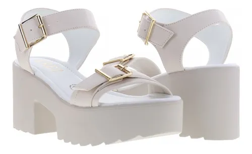 Sandalias Hermosas Para Mujer Casuales Tac n Chunky