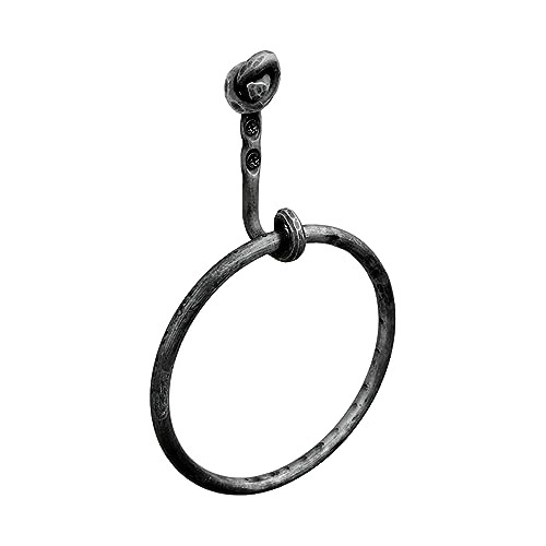 Hand Forged Knot Metal Towel Ring Wrought Iron
