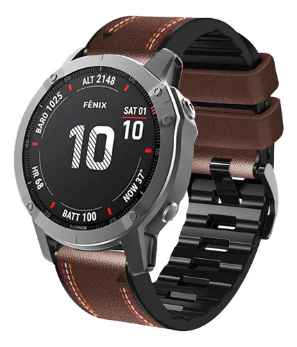 Café, 22 Mm, Adecuado Para El Reloj Jiaming Garmin Fenix 5 6