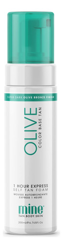 Minetan Olive Self Tan Foam - Mousse De Autobronceador Para 