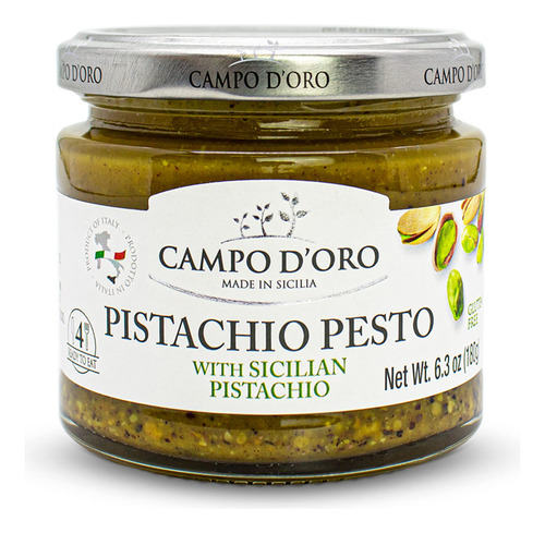 Pistachio Pesto, Salsa De Pesto Siciliano, Salada, Cremosa,