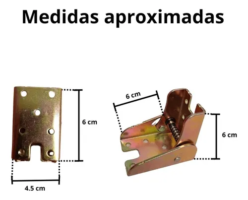 Bisagra Brazo Escualizable Multiusos Pie De Amigo - Pack X2