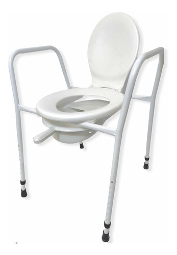 Inodoro Portátil Hierro Altura Regulable Chata Desmontable