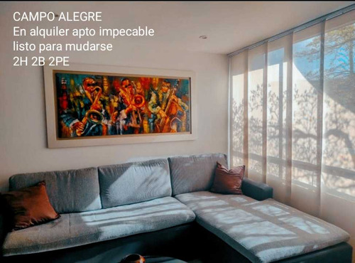 Alquilo Apartamento 77m2 Campo Alegre 4369