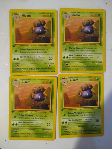 Gloom 37/64 Jungla Primera Edición Pokemon