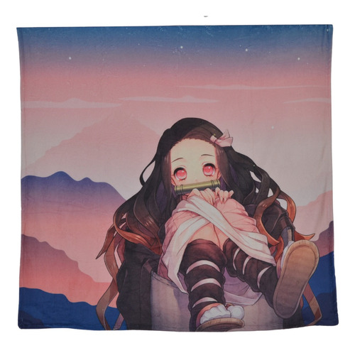 Manta Anime Manga Sillón/tv Nezuko - Demon Slayer Polar Soft