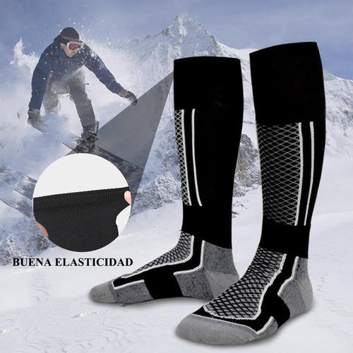 2 Pares Calcetines De Nieve, Alta Elasticidad Y Durabilidad