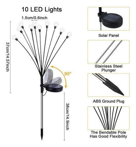 Luz De Fuegos Artificiales Firefly Para Exteriores P De 4 Pi