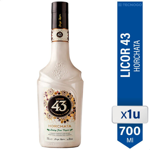 Licor 43 Horchata Importado Francia Vegano Sin Lactosa