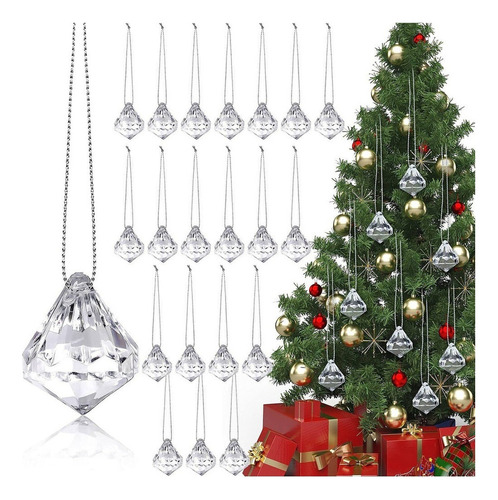 D A 80 Piezas De Diamantes De Cristal For El Árbol De