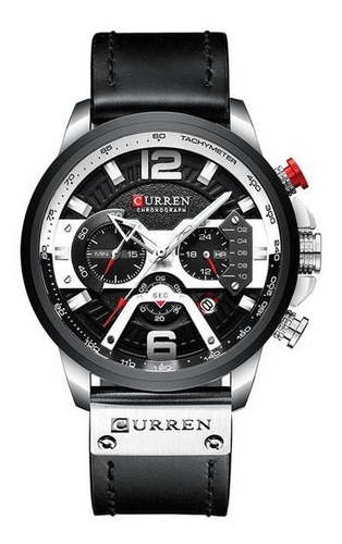 Relógio Curren Luxury Masculino De Couro