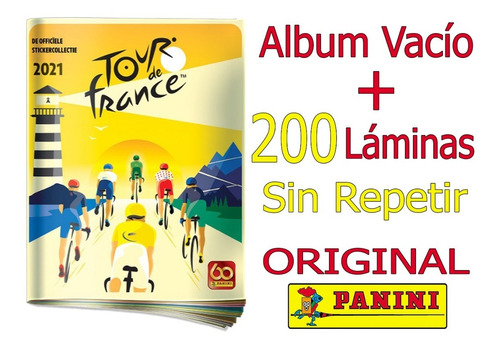 Album Tour De Francia 2021 Panini + 200 Laminas Sin Repetir