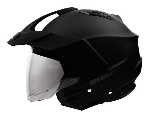 Casco Moto Shaft 227 Trial Solid Abierto Con Visera Urbano