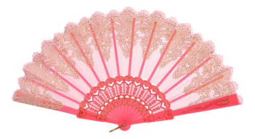 Ventilador De Mano Plegable Grande Con Estampado De Estilo C