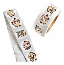 Comprar 100 Stickers En Rollo Pokémon Pato Psyduck