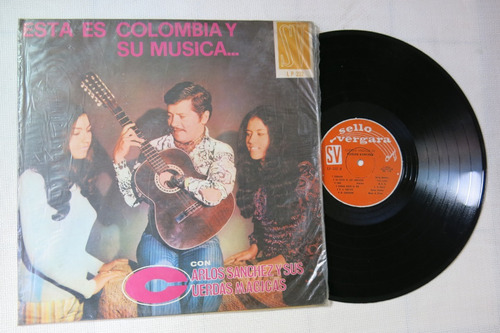 Vinyl Vinilo Lp Acetato Carlos Sanchez Esta Es Colombia Y Su