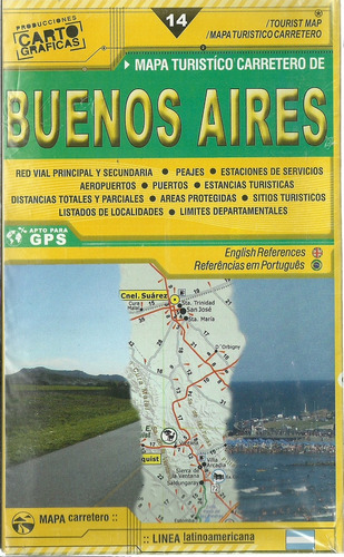 Provincia De Buenos Aires 14 - Mapa Turistico