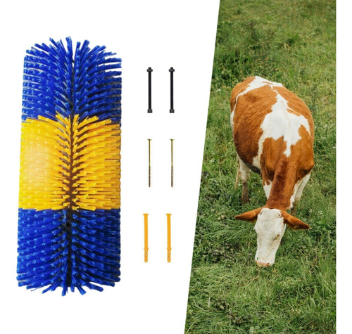 Cepillos Para Rascar Ganado, Cepillo Para Azul Y Amarillo