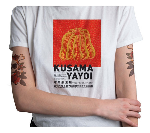 Polera Yayoi Kusama Obra Arte Artista Hombre Mujer Moda 2