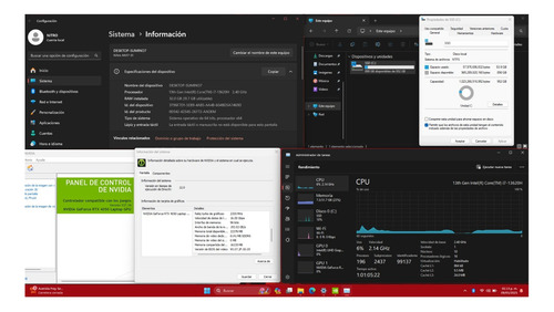 Acer Nitro 17 Core I7-13620h 32gb 1tb 17.3 Rtx 4050 6gb W11 (Reacondicionado)