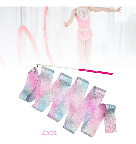 2 Cintas De Baile Brillantes De 2m, De 2 Piezas
