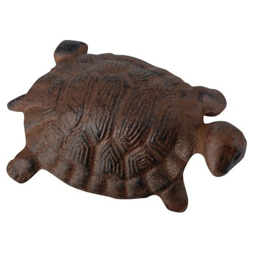 Tortuga Decorativa De Hierro Fundido, Pequeña