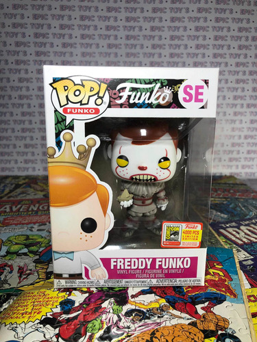 Funko Pop Freddy Funko Pennywise Sdcc 4000 Piezas Limitado