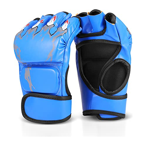 Guantes Flexzion Mma - Guantes Sin Dedos Para Boxeo Mma, Kic