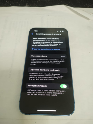 Apple Iphone 13 Mini (128 Gb) - Azul (codicion:aceptable) Azul Acero