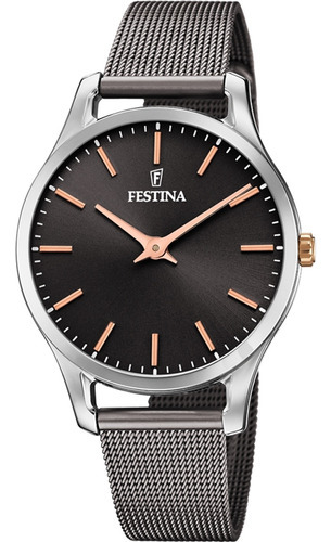 Reloj Festina F20506/3 Gris Mujer Relojesymas Color de la correa Plateado