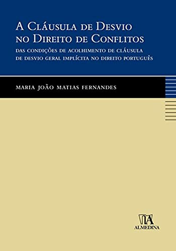 Libro A Cláusula De Desvio No Direito De Conflitos Das Condi