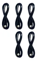 Comprar 5 Cables Extensión Plug A Plug Audífonos 3.5mm 1.8m Dorado