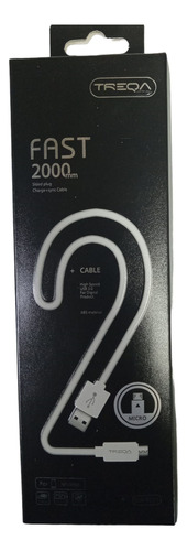 Cable Carga Rapida Usb A Micro Usb Android 2m Treqa