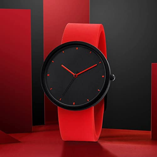 Nuovo Reloj Para Hombre Reloj Rojo Para Hombre 30m Reloj Al