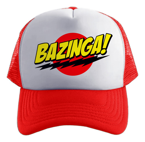 The Big Bang Theory Bazinga Gorra Friki Tu Eres Rojo Talle Único Regulable The Big Bang Theory Bazinga
