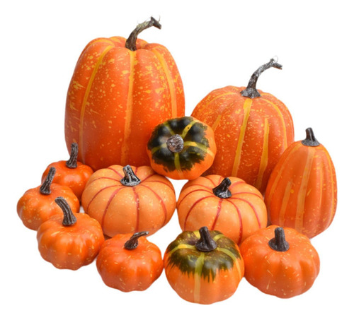 Jjzs 12 Piezas De Calabazas Artificiales De
