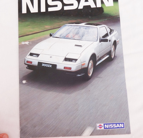 Folleto Nissan 300zx Antiguo No Manual Auto 1985 1984 Japon
