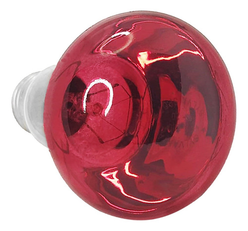 Lâmpada Refletora R63 40w E27 220v Vermelho Colorida 6 Peças