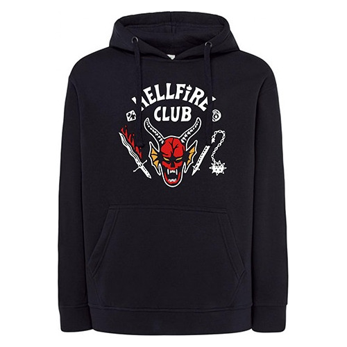 Sudadera Stranger Things Hell Fire Club Gorro Capucha