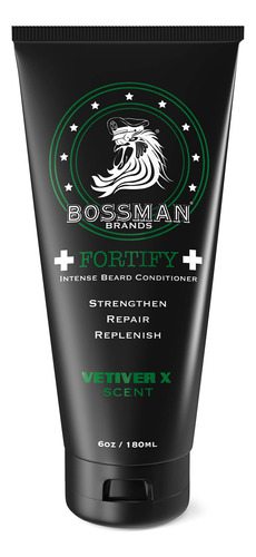 Bossman Fortify - Acondicionador De Barba Intenso  Lavado De