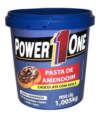 Pasta De Amendoim Chocolate Com Avelã 1kg  Power One