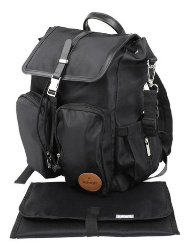 Mochila Maternal Pañalera Infanti Nuit Color Negro
