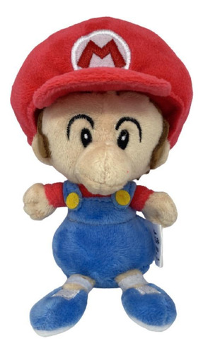 Mario Baby Pelúcia Super Mario Bros 14cm Luigi Toad Princesa