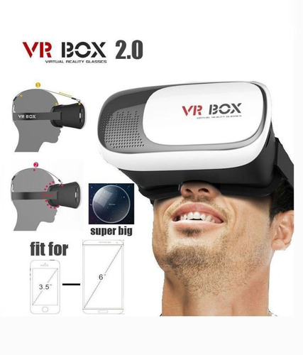 Imagen 1 de 6 de Gafas 3d Realidad Virtual Vr Box + Control Bluetooth