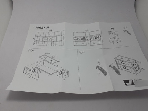 Imagen 10 de 10 de Nico Kit Construccion 3 Containers P/obra Kibri H0 (cch 266)